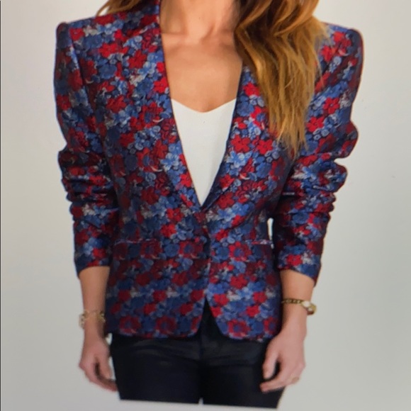 BCBGMAXAZRIA Kamryn jacquard Blazer size Small - Picture 9 of 10